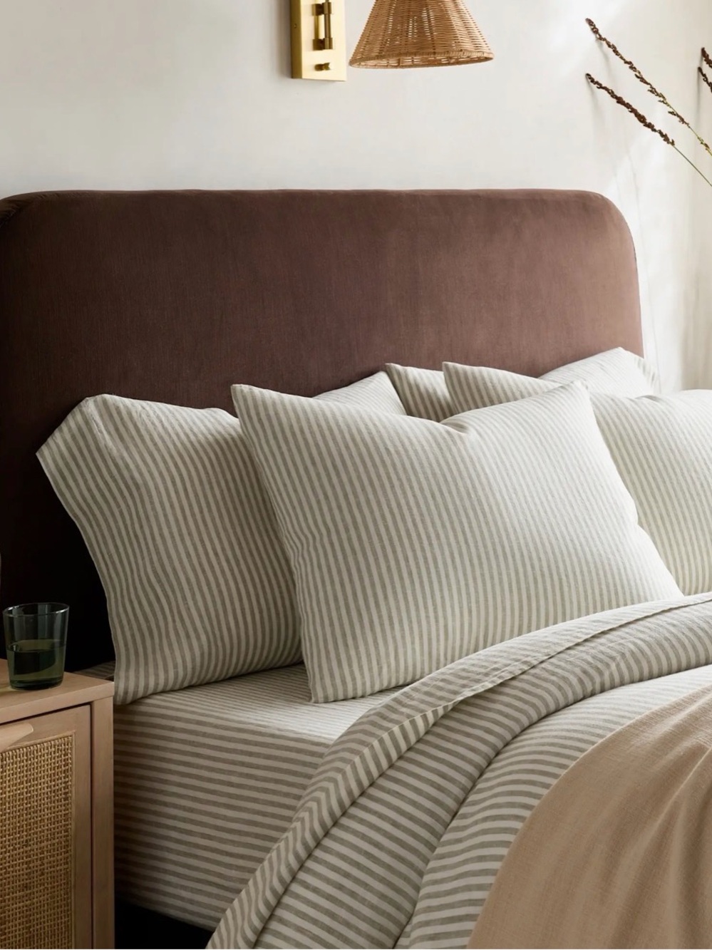 Quince 100% King Linen Duvet Cover SET